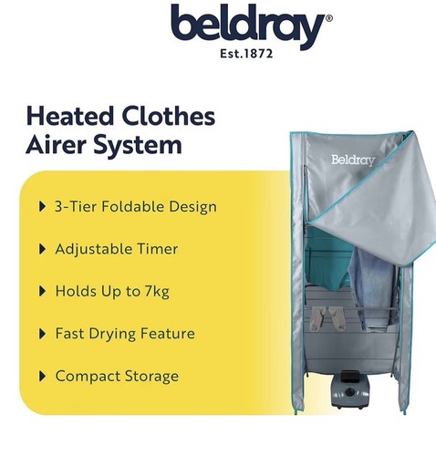 Beldray heated clothes airer - beldray,