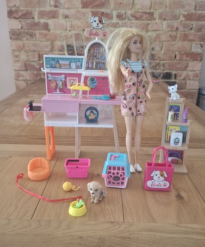 Barbie doll and pet - barbie,