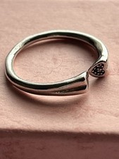 Pandora Silver Two Hearts Open