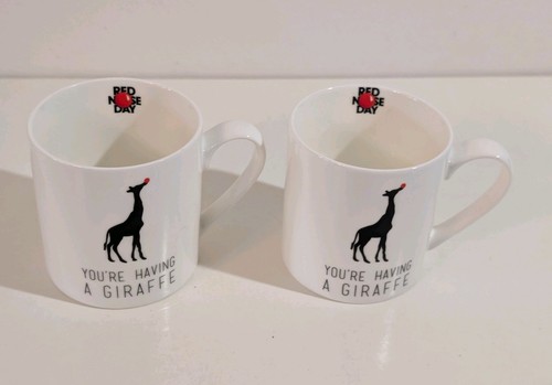 Red nose day mug you - you're, having