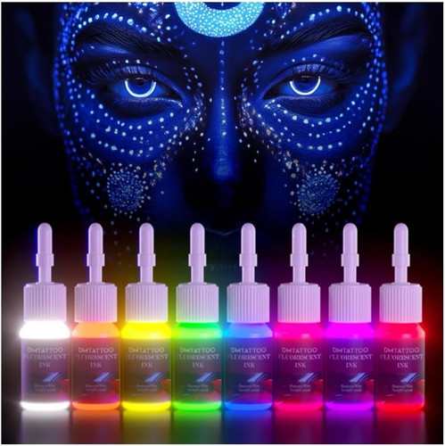 8color fluorescent tattoo - 8color, ink