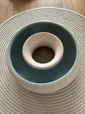 B R Burton Posy Bowl Barnes & Rhone Studio Pottery Celadon Glazed Pale Blue