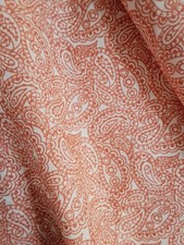 CLEARANCE - 2 METRES Pink Paisley Fabric 100% Cotton