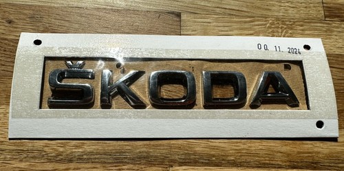 Genuine skoda badge in - badge,