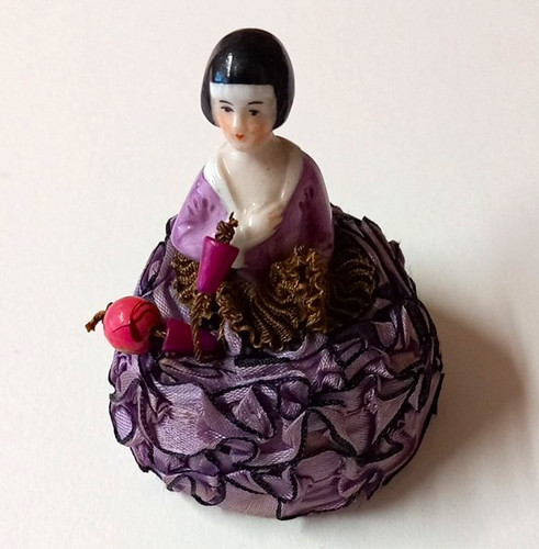 Pin cushion doll - pin, with