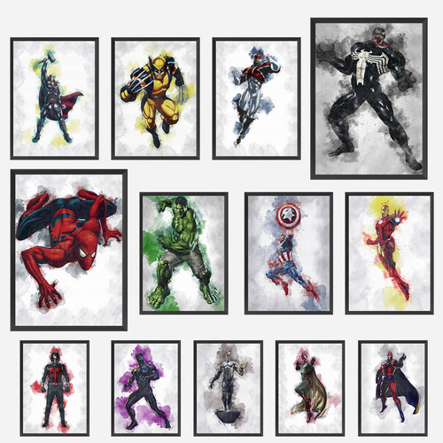 Marvel avengers movie retro - marvel,