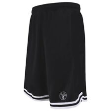 Mens Basketball Shorts NO pockets ~ Size S to 2XL, Black/Black Starting 5 BoxNFB