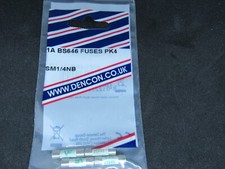 1 AMP small fuses card of 4
