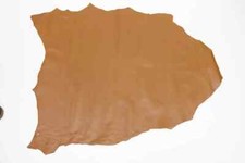 Goatskin Skiver Leather, London Tan, 10.00 Sq Ft, 0.5-0.7 mm bookbinding