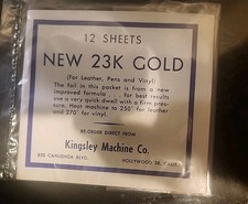 23k gold foil sheets from