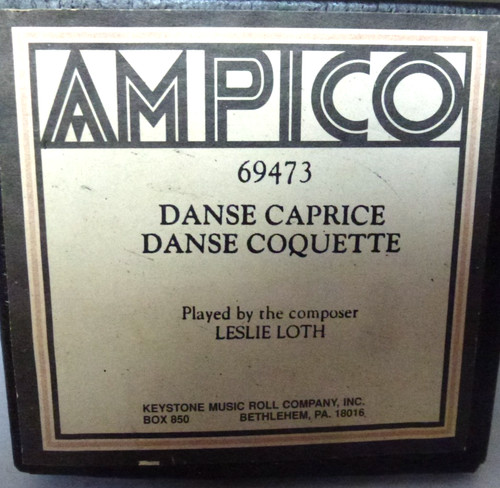 Ampico reproducing roll - ampico,