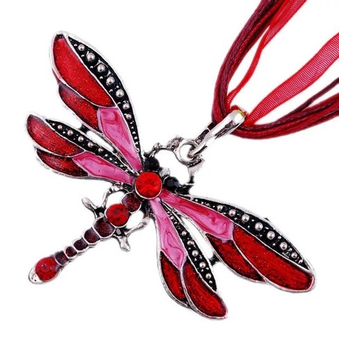 Silver colour green dragonfly - silver,