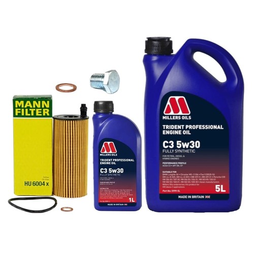 Millers oil change service - 6l,