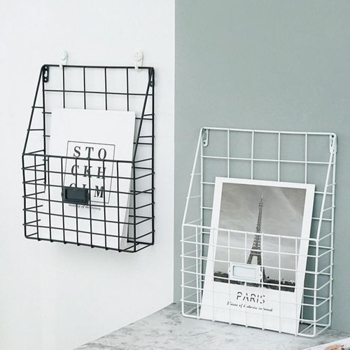 Metal wall mounted magazine - metal,