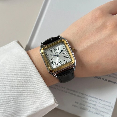 Men square quartz - quartz, watch