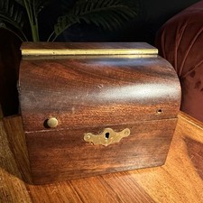 Antique Mahogany Tea Caddy