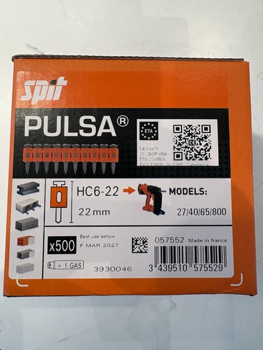 Spit pulsa nails 22mm - spit, with