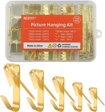 152Pcs Frame Hanger Kit, 10lb, 20lb, 30lb, 50lb&100lb Picture Hanging Hardware
