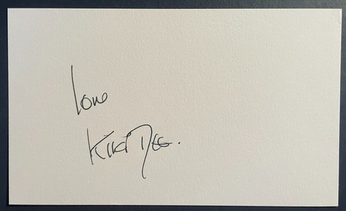 Kiki dee signed - kiki, autograph