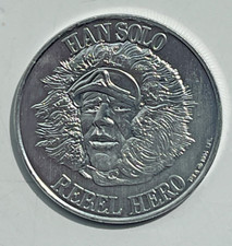 HAN SOLO HOTH COIN 1984 STAR WARS POTF VINTAGE KENNER