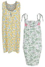 Ladies Nightie Ex Marks & Spencer Sleeveless Floral Nightdresses Sizes 6 to 26