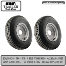 Trailer Wheel Rim & Tyre