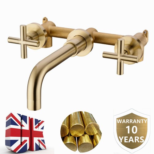 Bathroom brass handle wall - 2,