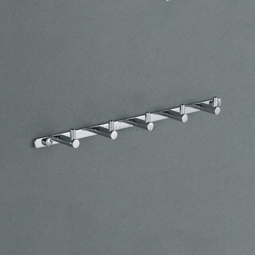 Chrome brass bathroom towel - chrome,