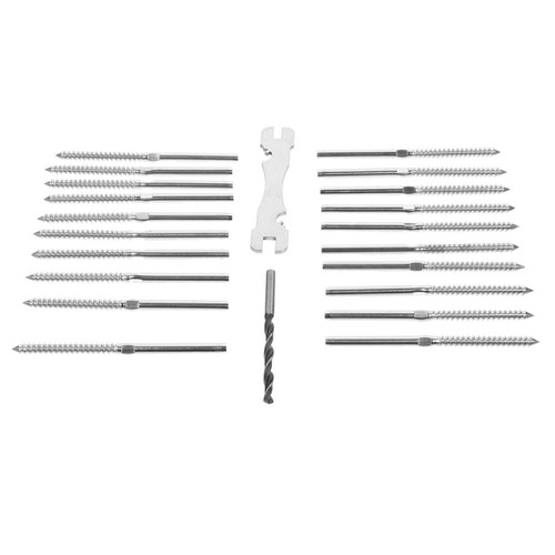 20pcs stainless steel swage - steel,