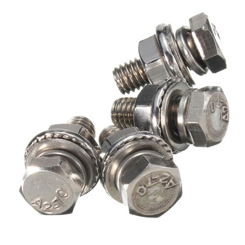 4pcs silver aluminum solar - 4pcs,