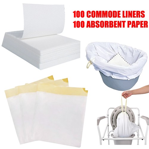 Pack 200 commode liners - pack, of