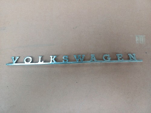 Volkswagen script badge vw - badge,