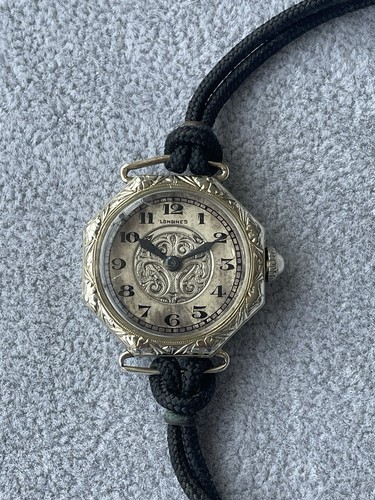 Longines octagon 18k white - octagon,
