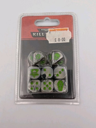 Necrons kill team dice - 9x,