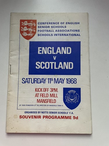 England scotland schoolboy - v,