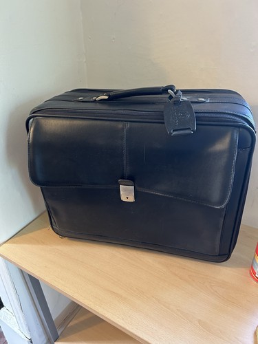 Carlton black leather wheeled - carlton,