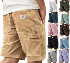 Men's Shorts Casual Corduroy