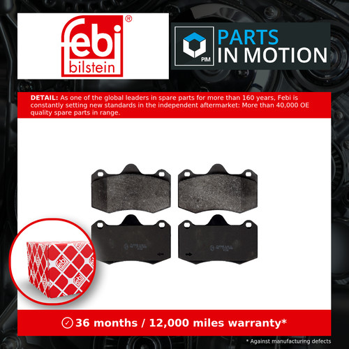 Brake pads set - pads, 116207