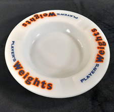 Players Weights Cigarettes Ash Tray Glass Nazeing Regico Glass Works Vintage