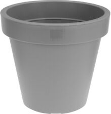 Grey Large Plant Pot Round