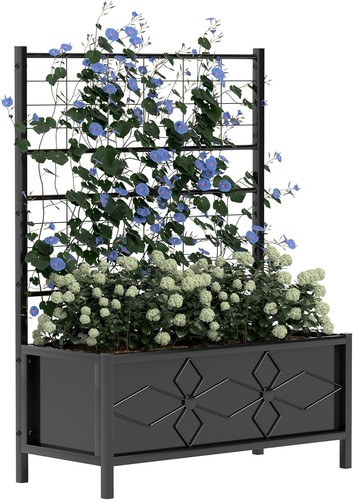 Raised garden planter bed - garden,