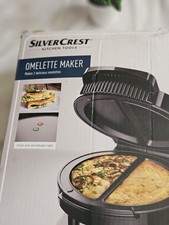 SILVERCREST - Omelette Maker - 800-1000W Makes 2 Delicious Omelettes