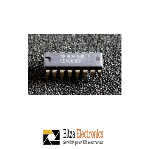 Texas cd4060be oscillator with - oscillator,