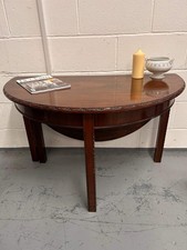 20thC Half moon carved edges