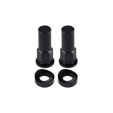 Bike It Rim Lock Nut Kit Black