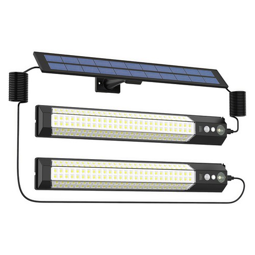 Solar pendant light dual head - pendant,