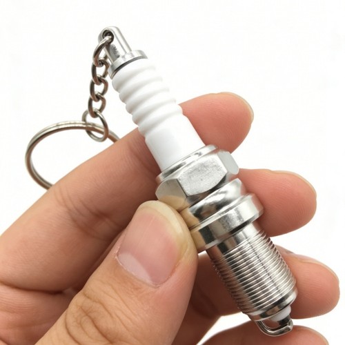 1pc spark plug keychain led - keychain,