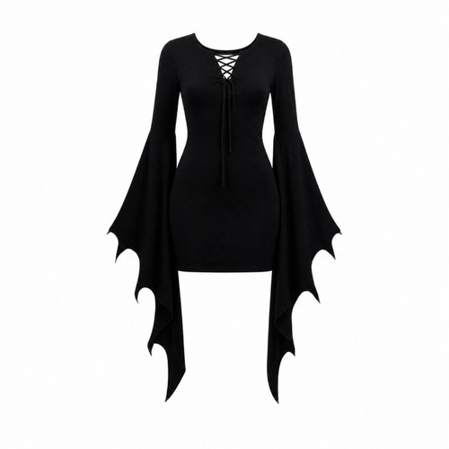 Gothic dress fitted clothing - gothic,