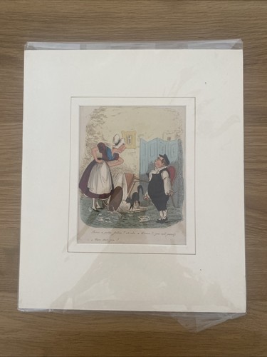 Satirical etching c1807 - satirical,