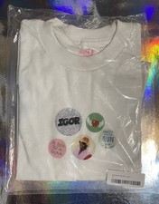 Tyler The Creator Golf Wang Igor Buttons Tee Shirt White Small SM S ✅ New In Bag